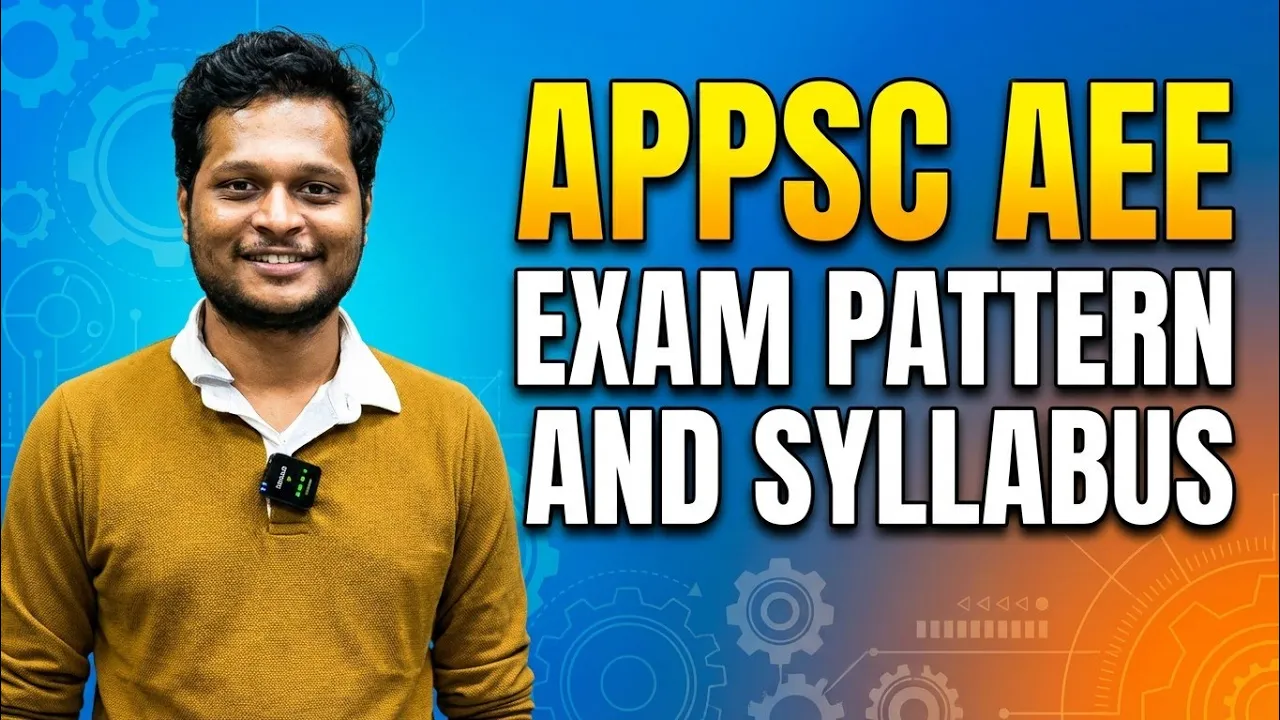 APPSC AEE EXAM PATTERN AND SYLLABUS