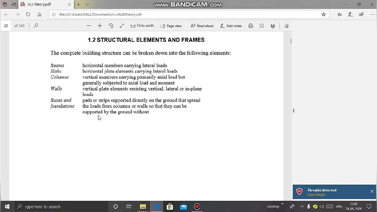 #Civil,#Structure,#Building - Elements and Frame.