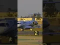 Golden Private Jet Take Off