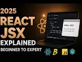 React JSX Deep Dive From Beginner to Expert Virtual DOM Rendering