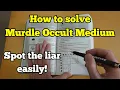 How to solve Murdle Occult Medium puzzle books