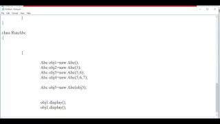 Types of Constructor in Java