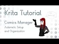 Krita 4 1 Tutorial NEW Using the Comics Manager Docker and System
