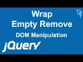 jQuery - Wrap elements and Remove elements