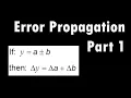 Error Propagation 1 of 2 - Addition and Subtraction