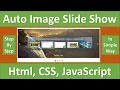 Auto Image Slideshow Using HTML CSS JavaScript