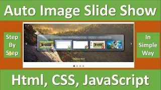 Auto Image Slideshow Using HTML CSS JavaScript