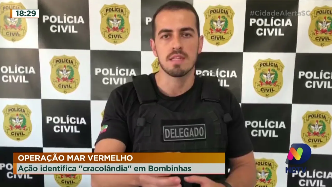 Operação Mar Vermelho: ação identifica “Cracolândia”em Bombinhas