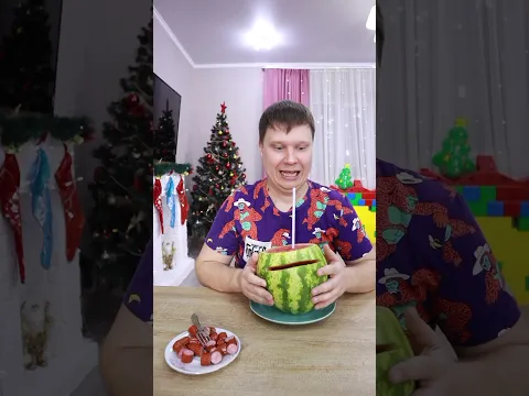 Watermelon cocktail!🎄🍉 Tiktomiki short video