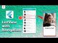 ListView with Navigator Flutter Tutorial