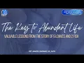 Lagu KKR Kaum Muda BOANERGES | The Key To Abundant Life | Pdt. Marcel Saerang, S.E., M.Th. | 04012026
