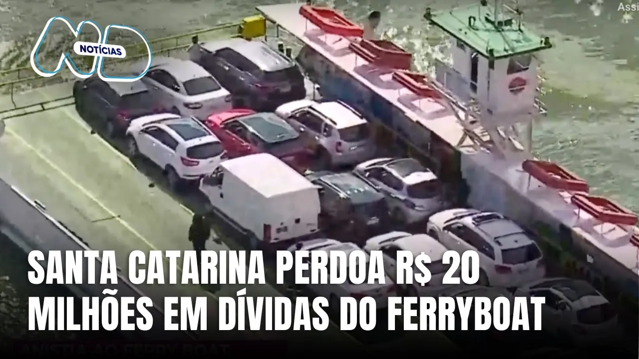 Santa Catarina isenta ICMS e perdoa dívidas do ferryboat de Itajaí