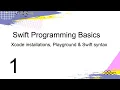 Xcode Installations Playground Swift syntax