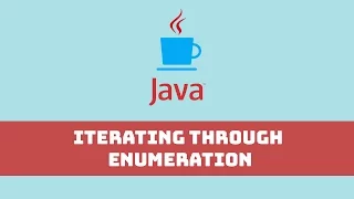 Java Programming Tutorial - Iterating through Enumerations Enums