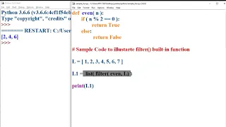 Python built-in Function filter