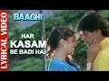 Download Lagu Har Kasam Se Badi Hai - Lyrical Video | Salman Khan \u0026 Nagma | Baaghi | 90's Hindi Romantic Song