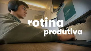 ROTINA PRODUTIVA de um JOVEM EMPREENDEDOR aos 17 ANOS - Treinos e trabalhos (DailyLife EP. 01)