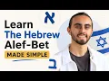 Learn the Hebrew Alphabet in 30 minutes - Made Simple for Beginners