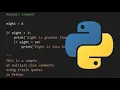 Python Tutorial -While Loops and break statement