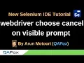 New Selenium IDE - Part 58