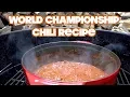 Lagu National Champion Chili Recipe (2018)