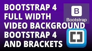 Bootstrap 4 - Full Width Background with Bootstrap 4 and Brackets Text Editor