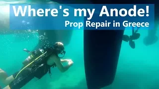 Ep 72 Prop Repairs in Fiscardo, Greece (Sailing Talisman)