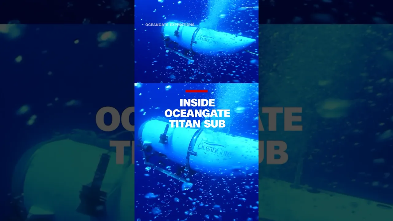 Go inside of submersible typically used for Titanic expedition #cnn #news  #titanic