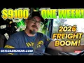 9100 00 in One WEEK Owner Operator Pay Trucking 2026