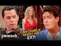 Two and Half Men Charlie s Tempted to Cheat When a Flirty Ex Comes Over