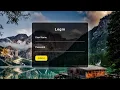 Beautiful Transparent Login Form Using Simple HTML CSS