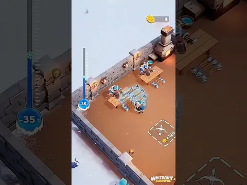 Whiteout Survival  223 DEFEND BASE & BEAT THE FROST!#gaming​ #castledefense​ #games​ #youtubeshorts​