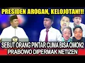 Lagu Kelojotan❗Sebut Orang Pintar Cuma Omon2, Prabowo Dipermak Netizen