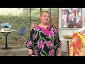 Quacker Factory Iris Beauty and Lace Butterfly Top on QVC