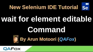 New Selenium IDE - Part 80