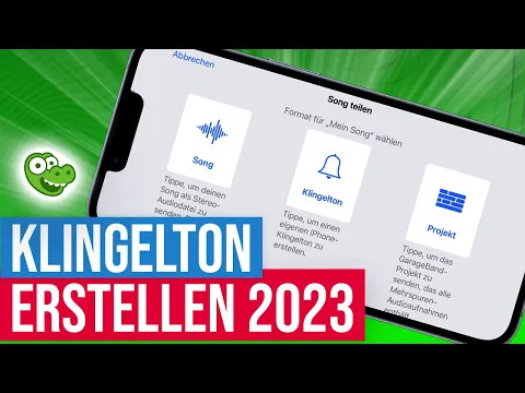 Download MP3 iPhone Klingelton EINFACH ändern und JEDEN SONG wählen - 2023 Anleitung