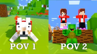 Hei Wolf, This Special POV JJ & Mikey Maizen Minecraft Animation