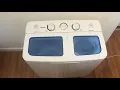Giantex portable washing machine review demo