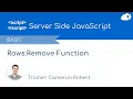 SSJS Rows Remove in Salesforce Marketing Cloud