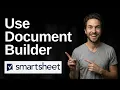 How To Use Document Builder In Smartsheet 2026 Easy Guide