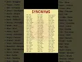 Top 50 Synonyms in English for beginners #dailyenglish #englishlanguage #spokenenglish