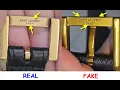 Saint Laurent belt real vs fake review How to spot original YSL Cassandre belts