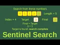 Sentinel linear search - Basic Algorithms Fast 23