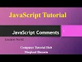 Lecture no 02 JavaScript Comments