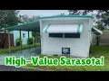 Welcome to Lot 85 in Villager Resort Mobile Home Park in Sarasota Florida