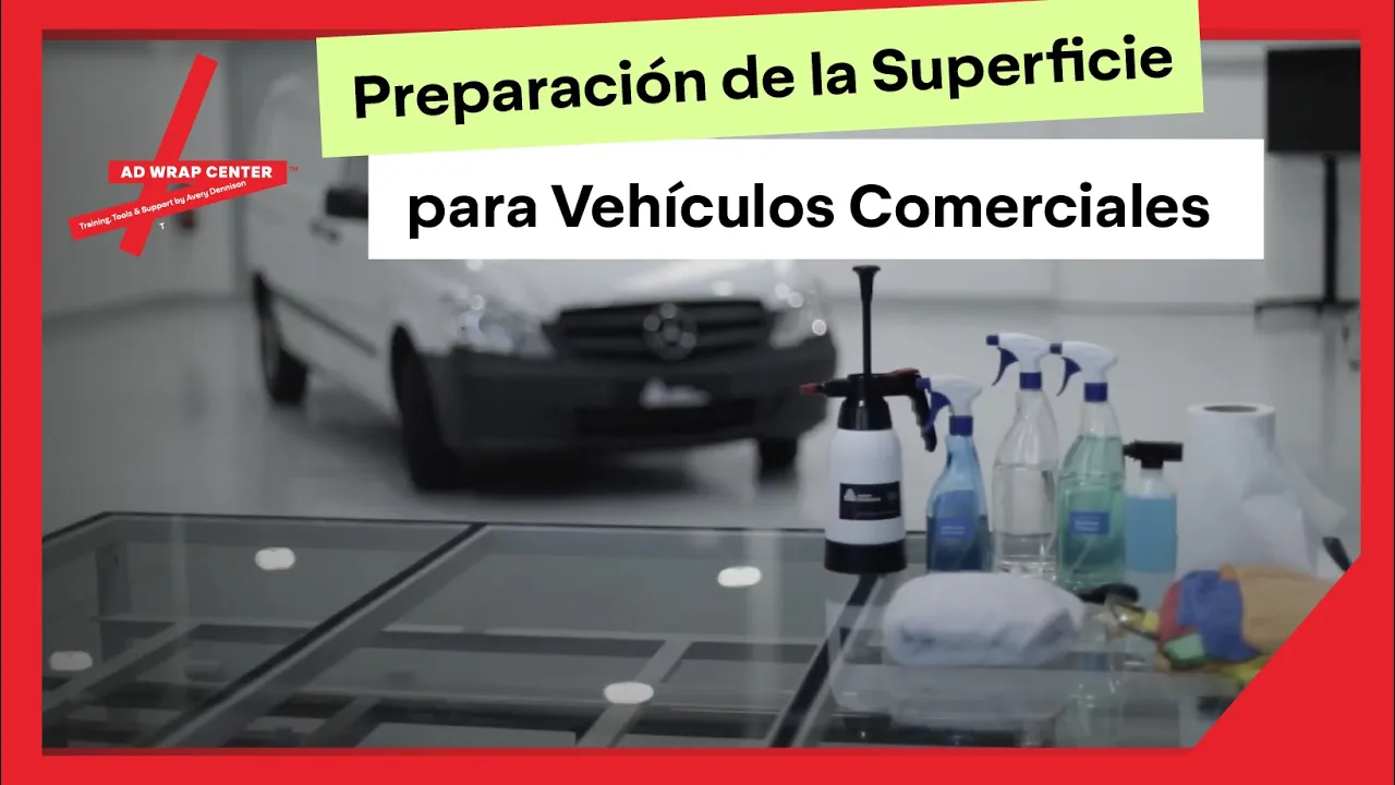 03 Preparación de la superficie para vehículos comerciales (AD Wrap Center)