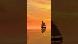 سوف يمضى بنا مركب للوداع  انشوده  اللهم ارزقنا حسن الخاتمه  الصحبة الصالحة   غروب  البحر  مركب دندنها