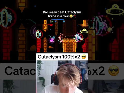 Cataclysm x2 lmao #shorts #geometrydash