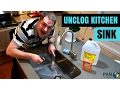 How To Unclog a Kitchen Sink With Baking Soda Vinegar Works Fast