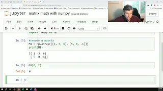 Matrix Math in Python using numpy